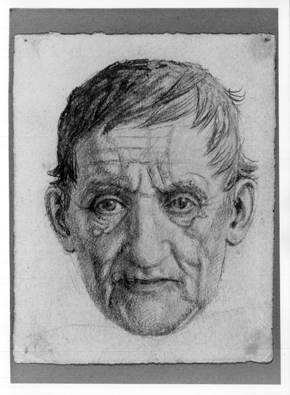 Campochiesa L. secc. XIX-XX, Studio per ritratto maschile