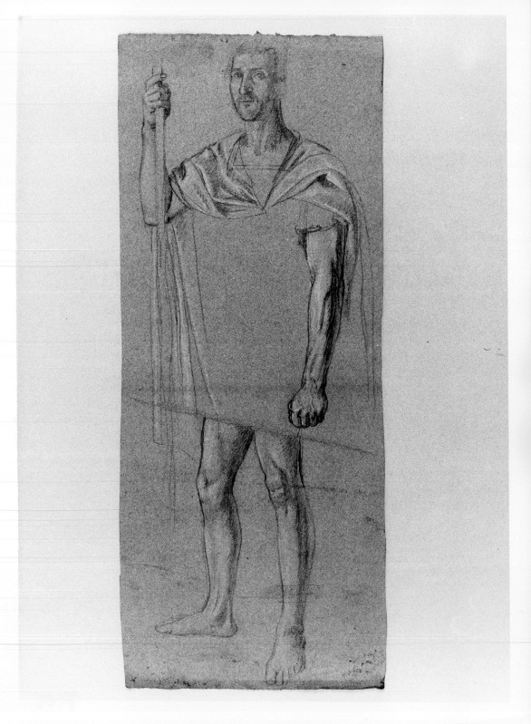 Campochiesa L. secc. XIX-XX, Studio di figura maschile stante