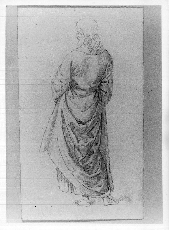 Campochiesa L. secc. XIX-XX, Studio di figura maschile di spalle