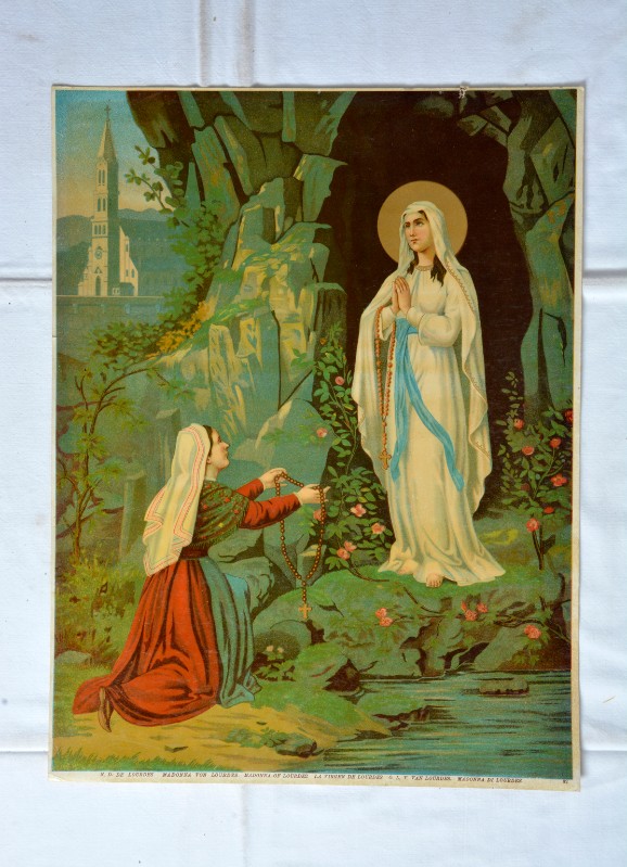 Ambito tedesco primo quarto sec. XX, Madonna di Lourdes