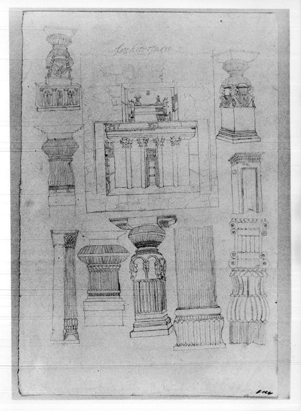 Campochiesa L. secc. XIX-XX, Studio di basi di colonne