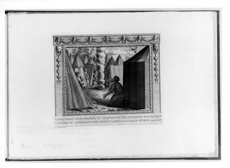 Canali G. sec. XVIII-XIX, Mosè e la colonna di fumo