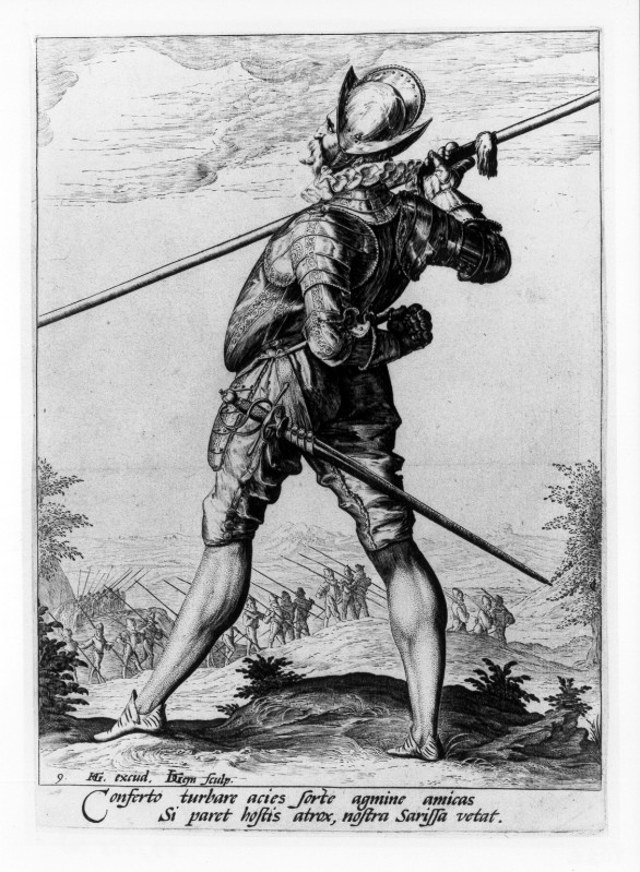 De Gheyn J. II (1587), Soldato con picca