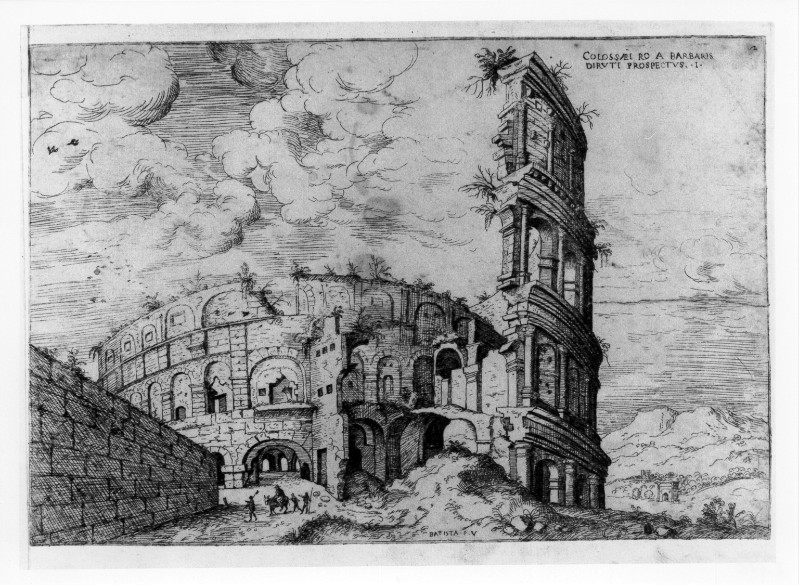 Pittoni G. B. il Vicentino (1561), Veduta del Colosseo a Roma 1/3