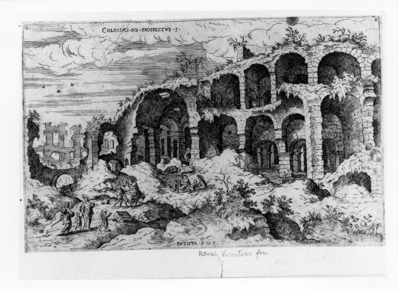 Pittoni G. B. il Vicentino (1561), Veduta del Colosseo a Roma 3/3