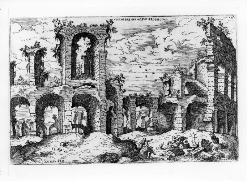 Pittoni G. B. il Vicentino (1561), Veduta del Colosseo a Roma 2/3