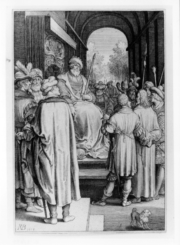 De Bruyn N. (1619), Gesù Cristo davanti a Erode