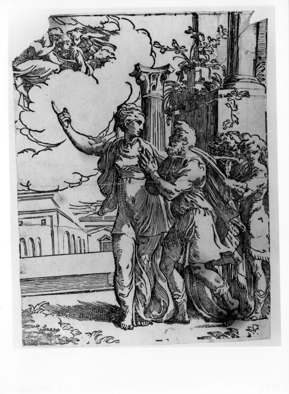 Da Trento A. (1520-1539), Augusto e la Sibilla Tiburtina