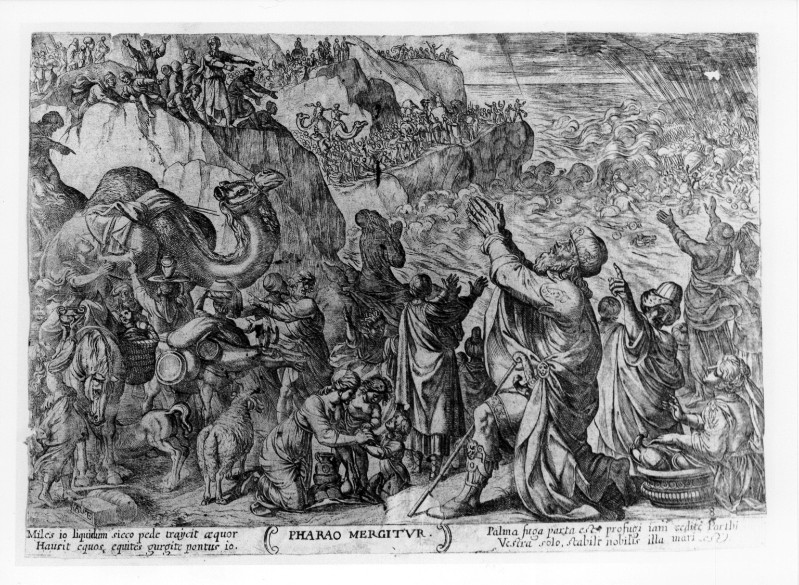 Tempesta A. (1613), Esercito del faraone travolto dal Mar Rosso
