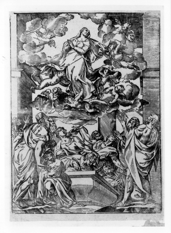 Ambito italiano seconda metà sec. XVII, Assunzione della Madonna
