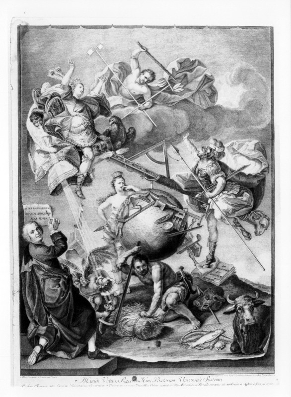 Dall'Acqua C. (1772 circa), Allegoria del sistema universale del mondo
