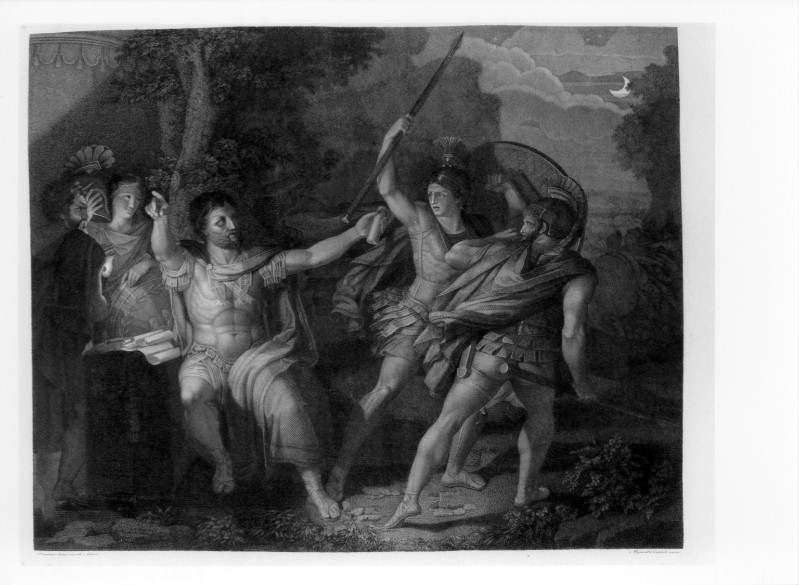Contardi A. (1800-1814 circa), Leonida alle Termopili