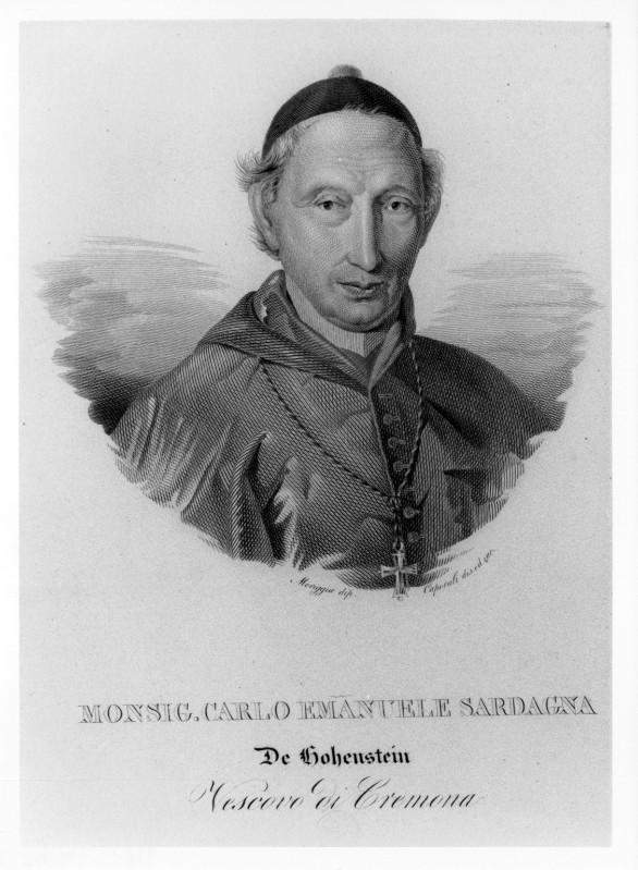 Caporali F. prima metà sec. XIX, Ritratto di Carlo Emanuele Sardagna