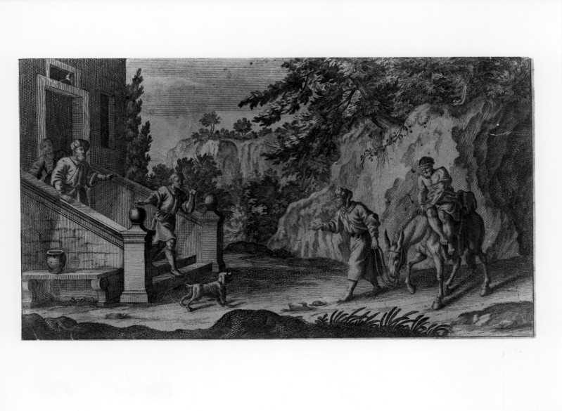 Ambito italiano (1750 circa), Parabola del buon samaritano