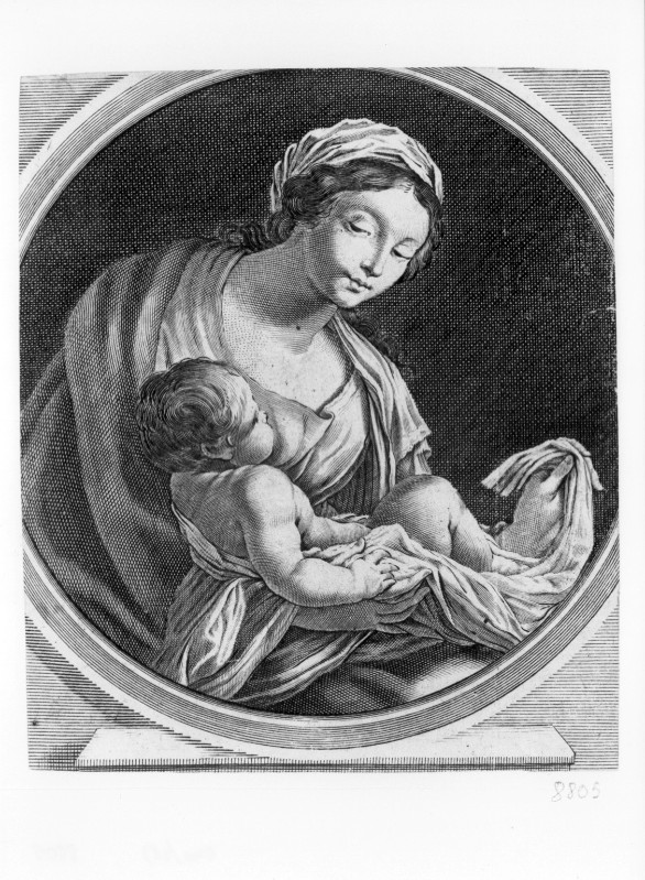 Ambito francese (1650 circa), Madonna con Gesù Bambino