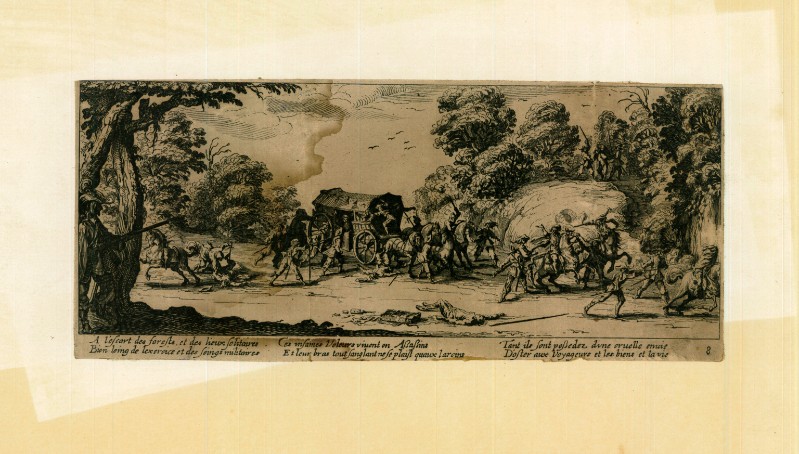Ambito francese (1650-1680 circa), Briganti attaccano una diligenza 2/2