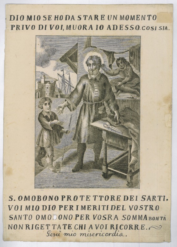 Calcografia Remondini sec. XVIII, S. Omobono