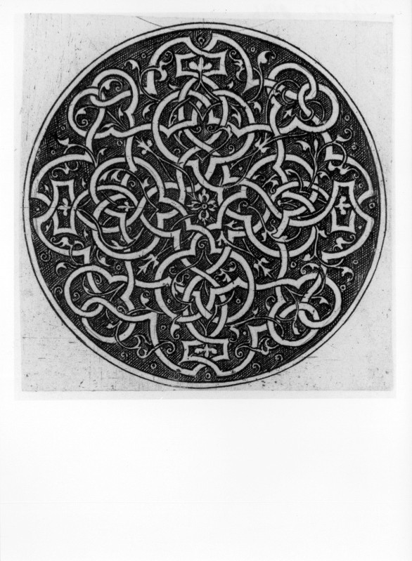 Attribuito a Flötner P. (1540-1550 circa), Pannello con grottesche 4/4