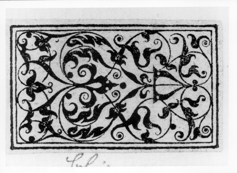 Attribuito a Flötner P. (ante 1546), Pannello decorativo con grottesche 2/2