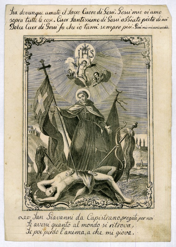 Calcografia Remondini sec. XVIII, S. Giovanni da Capistrano