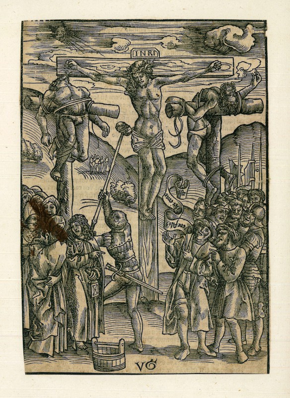 Graf U. il Vecchio (1507 circa), Stephaton porge la spugna a Gesù Cristo