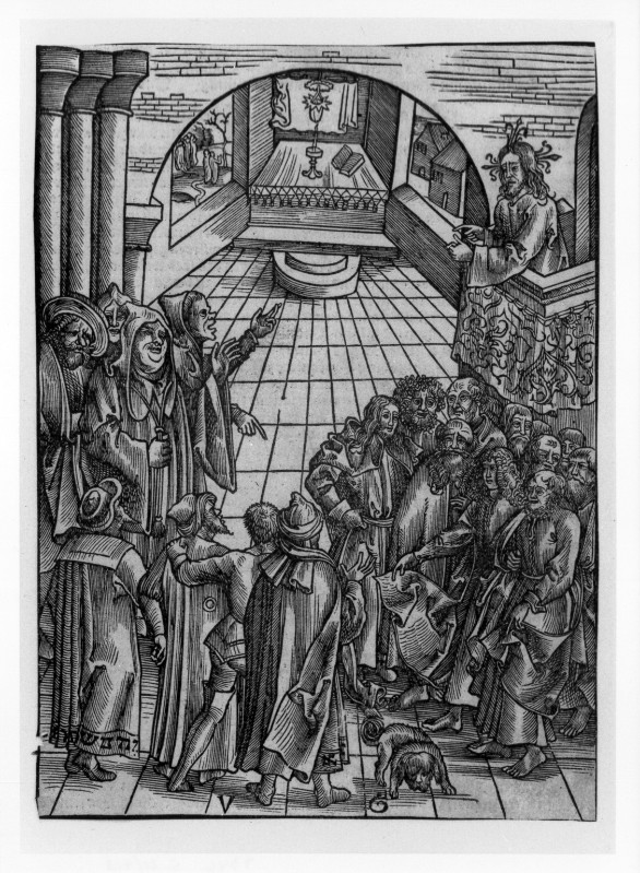 Graf U. il Vecchio (1507 circa), Gesù Cristo maledice gli scribi e i farisei