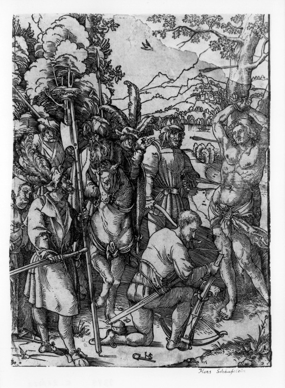 Schäufelein H. (1505-1508 circa), Martirio di S. Sebastiano