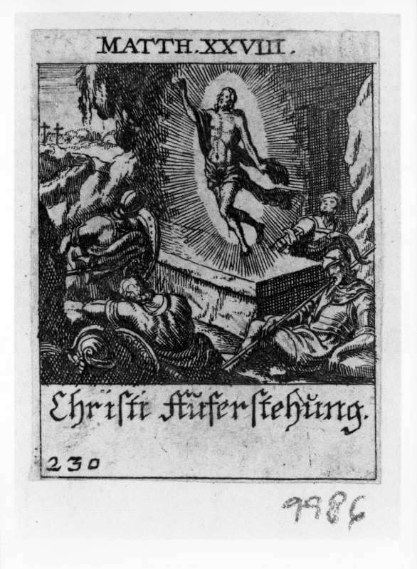 Küsel J. C.-Küsel M. M. (1688-1700), Resurrezione di Gesù Cristo