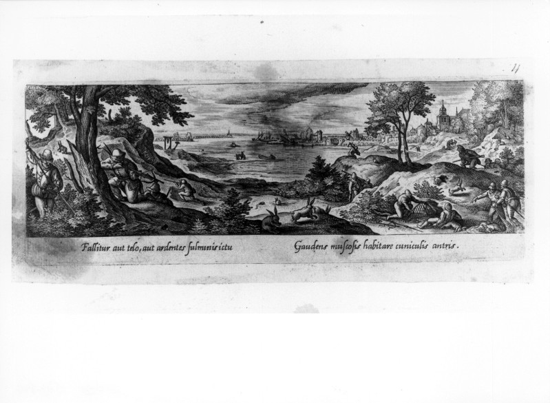 Galle P. (1582), Caccia al coniglio
