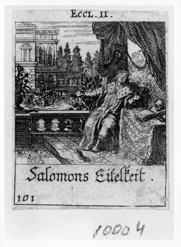 Küsel J. C.-Küsel M. M. (1688-1700), Salomone riflessivo