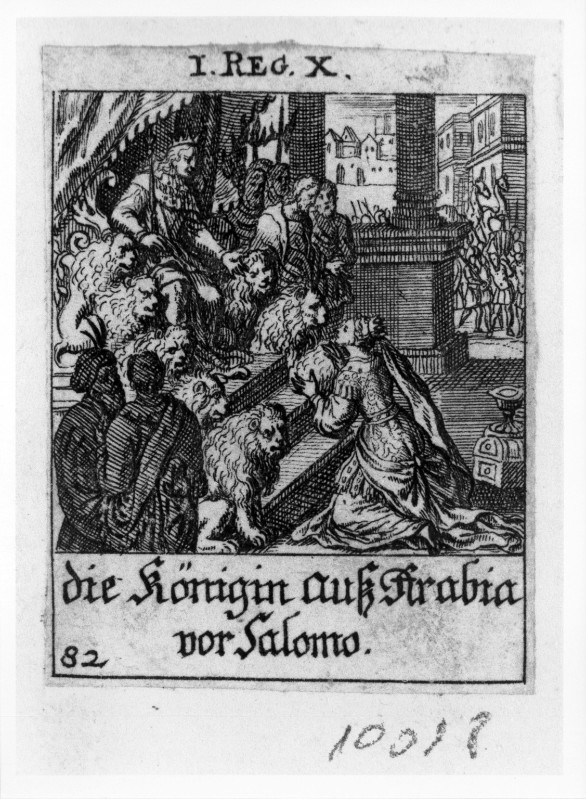 Küsel J. C.-Küsel M. M. (1688-1700), Salomone e la regina di Saba