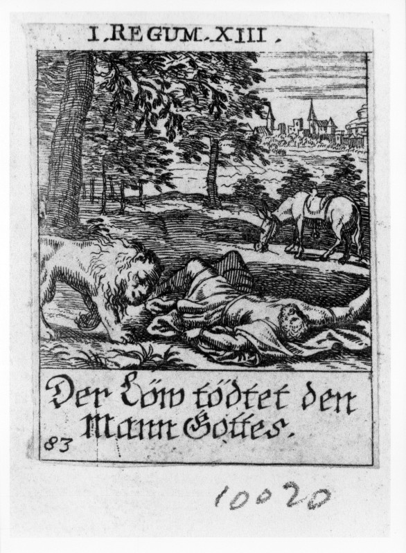 Küsel J. C.-Küsel M. M. (1688-1700), Profeta sbranato da un leone
