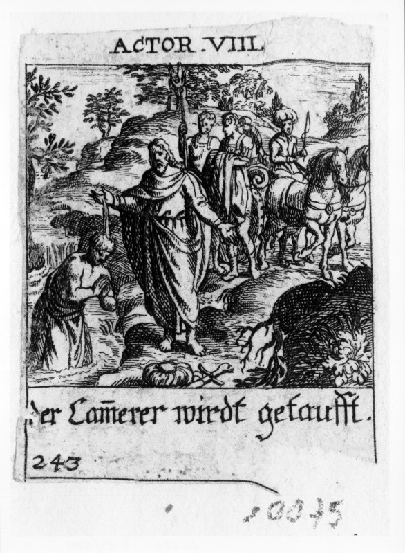 Küsel J. C.-Küsel M. M. (1688-1700), S. Filippo battezza l'eunuco