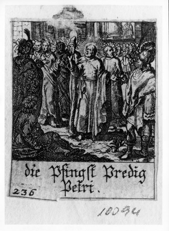 Küsel J. C.-Küsel M. M. (1688-1700), Primo discorso di S. Pietro