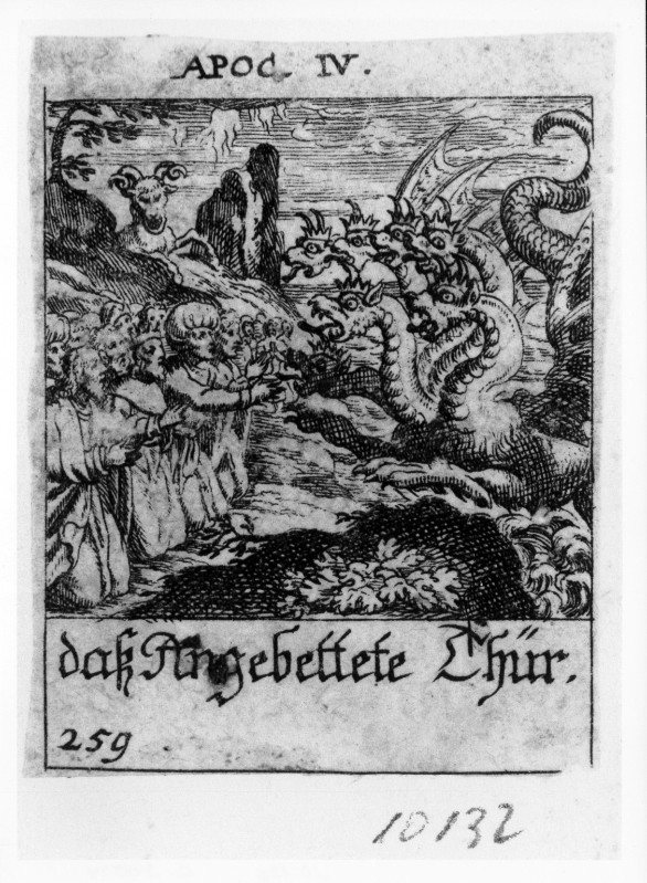 Küsel J. C.-Küsel M. M. (1688-1700), Visione di S. Giovanni con la bestia