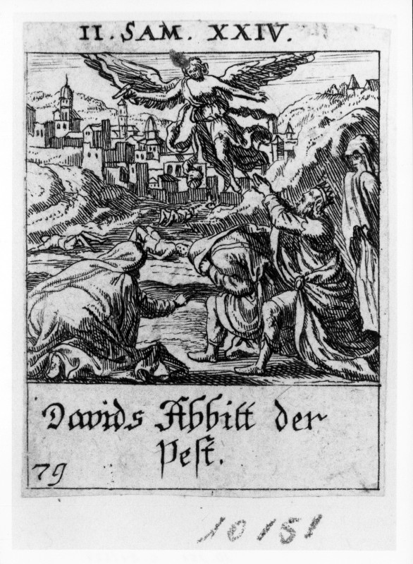 Küsel J. C.-Küsel M. M. (1688-1700), Angelo diffonde la peste nel popolo d'Israe