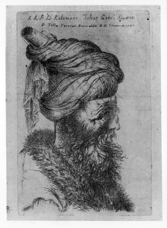 Caronni F. (1783), Figura maschile con turbante