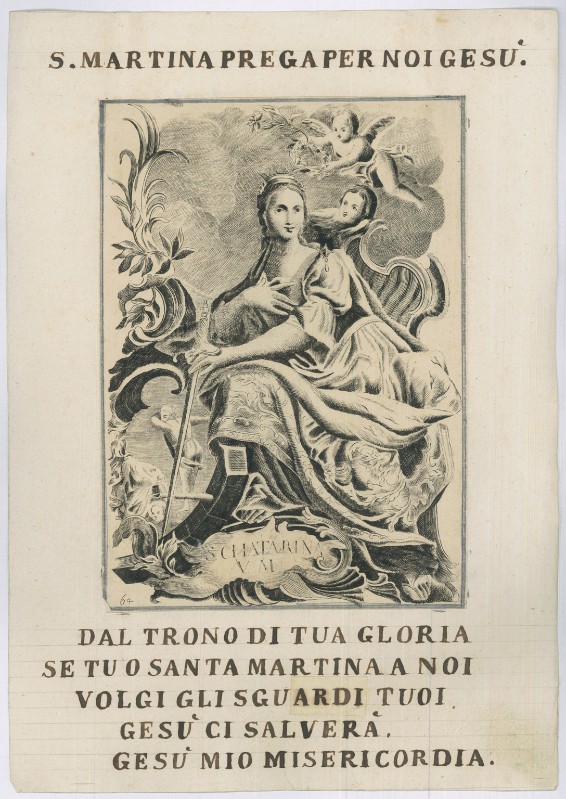 Calcografia Remondini sec. XVIII, S. Caterina d'Alessandria