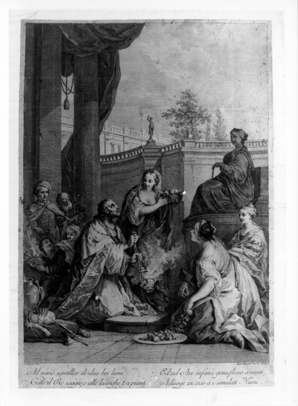 Wagner J. (1749-1759), Salomone adora gli idoli