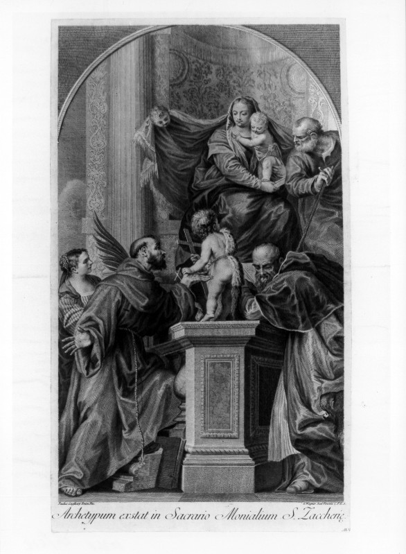 Wagner J. (1750-1780), Sacra Famiglia con S. Giovannino