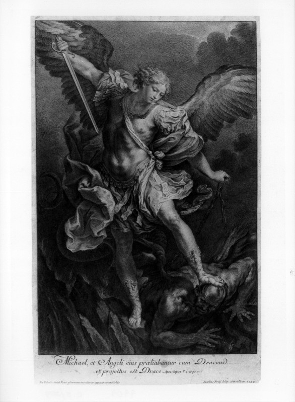 Frey J. il Vecchio (1734), S. Michele arcangelo combatte contro Satana