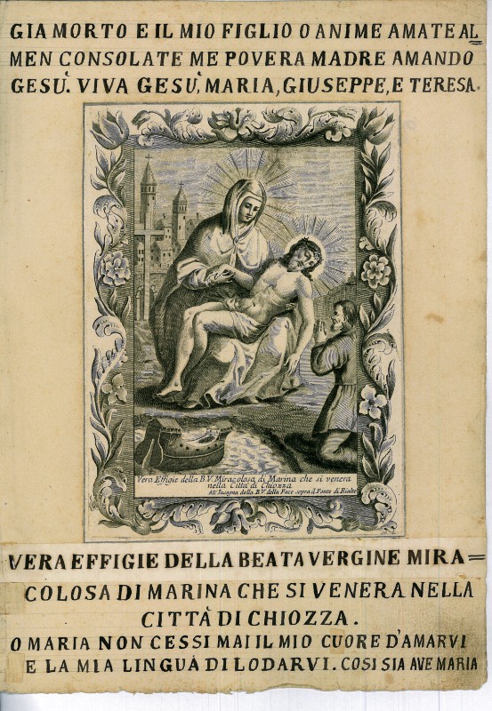 Calcografia Remondini sec. XVIII, Pietà