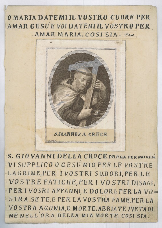 Alessandri I. sec. XVIII, S. Giovanni della Croce