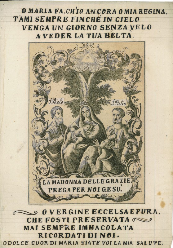 Calcografia Remondini sec. XVIII, Nozze mistiche di S. Caterina 2/2