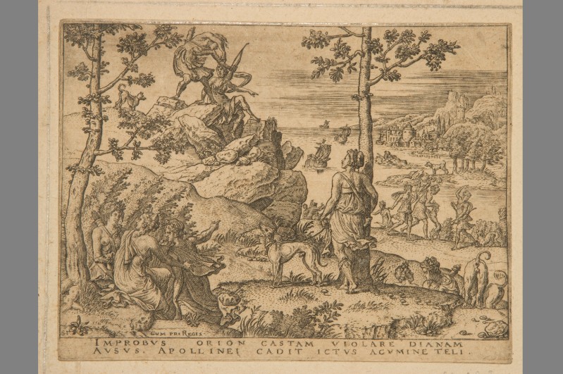 Delaune E. (1547-1548), Apollo uccide Orione