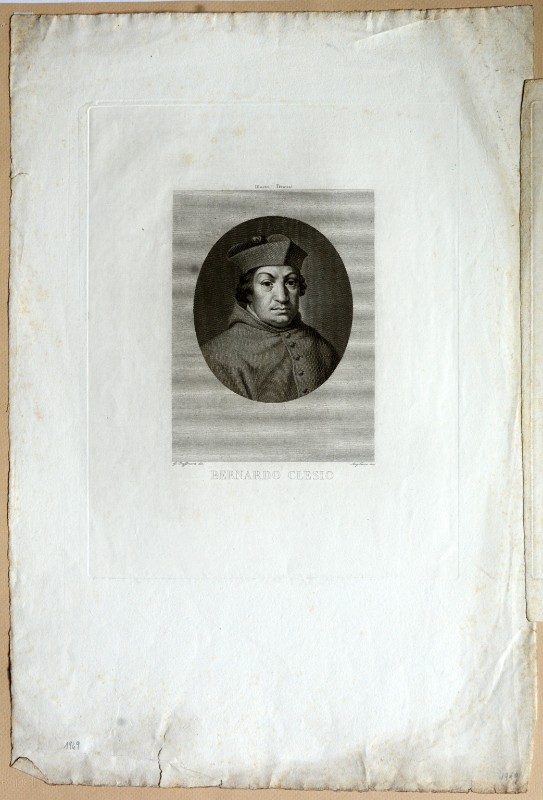 Testa A. (1829-1830), Ritratto di Bernardo Clesio 3/4