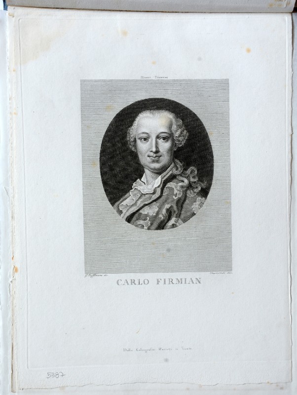 Trasmondi P. (1829-1830), Ritratto di Carlo Firmian 3/3