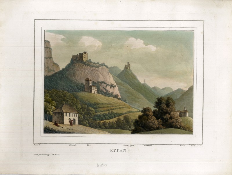 Von Schlieben K. (1834-1839 circa), Veduta di Castel Appiano