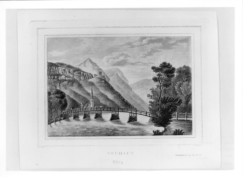 Angeli A. (1834-1839 circa), Veduta di Castel Neuhaus 2/2