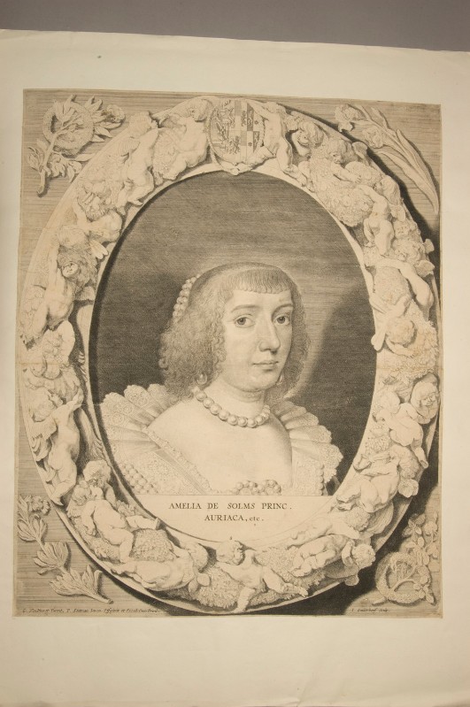 Suyderhoef J. (1643), Ritratto di Amalia van Solms principessa d'Orange